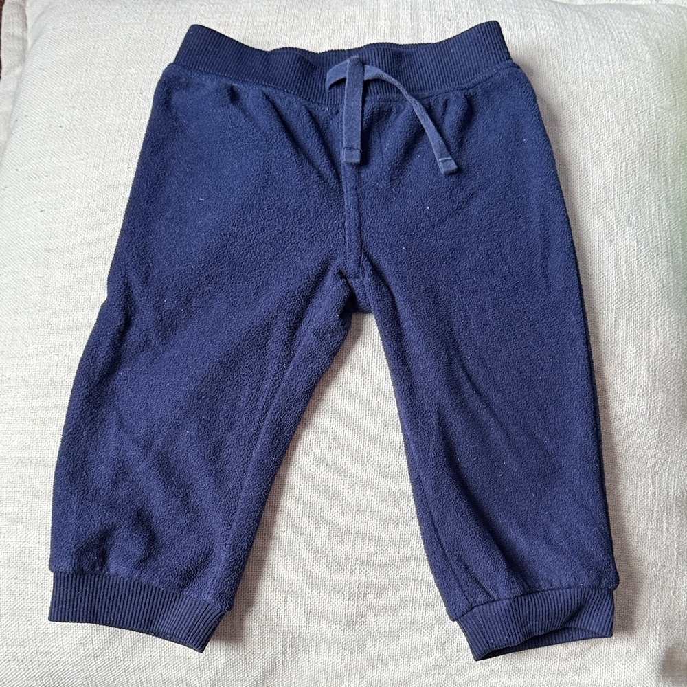 Navy Blue Kids Jogger fleece Pants